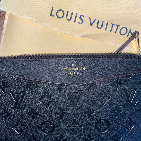 Black Monogram Clutch - Picture 2 of 4